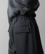 画像をギャラリービューアに読み込む, SUBLATIONS サブレーションズのHEAVY WOOL GABARDINE FLARE EASY TROUSERS - SLATE GREYの公式通販サイトsession福岡セレクトショップ
