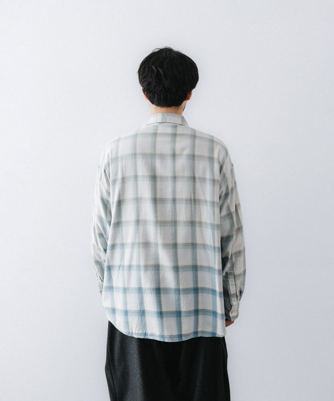 concause-コンコースのREGULAR COLLAR CHECK SHIRTのBLUE公式通販サイトsession福岡セレクトショップ