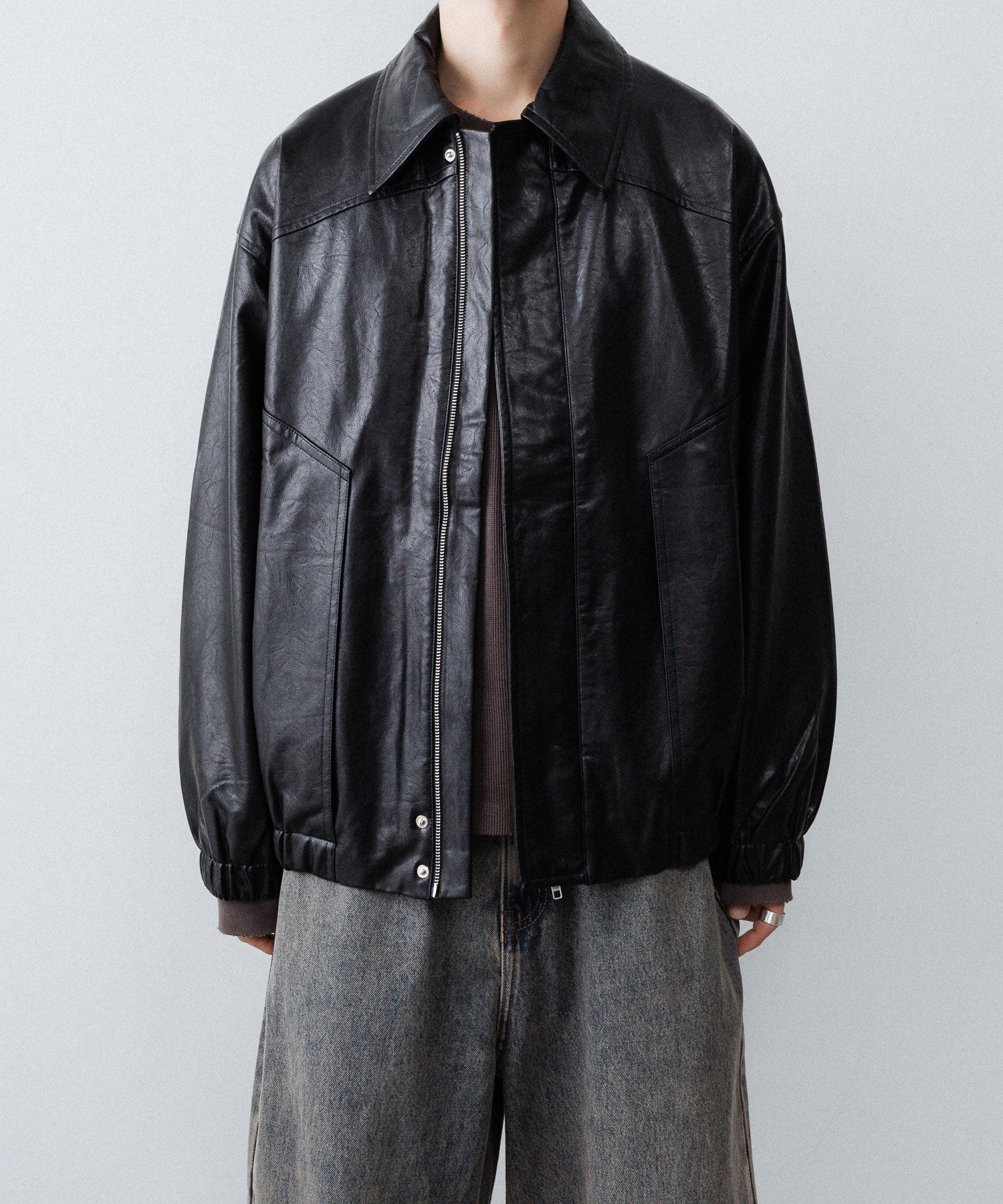 CODA -コーダのBLACK SYNTHETIC LEATHER CLUB JACKETのBLACK公式通販サイトsession福岡セレクトショップ