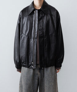 CODA / コーダ】BLACK SYNTHETIC LEATHER CLUB JACKET - BLACK | 公式
