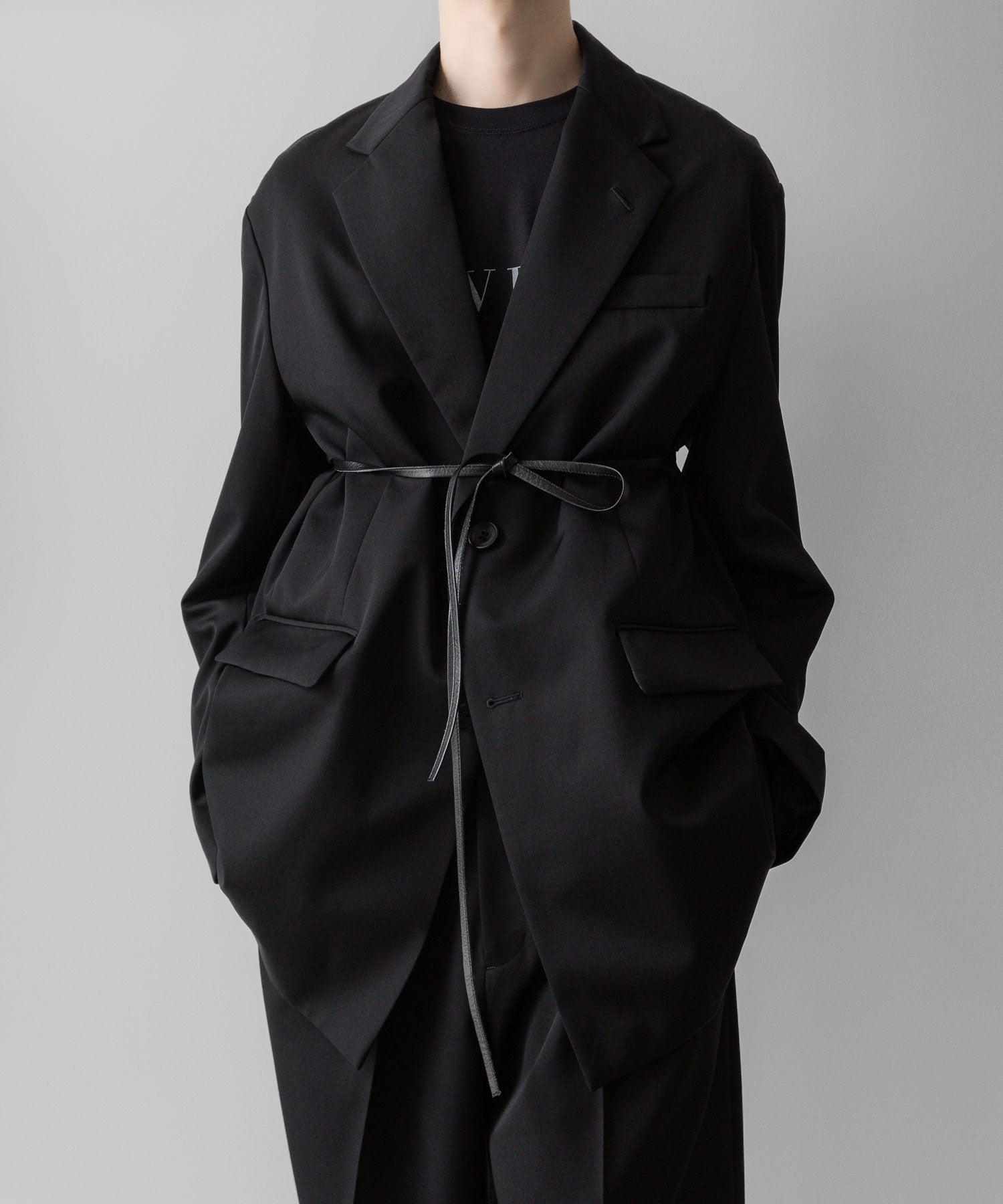 ssstein(シュタイン)の24AWコレクション OVERSIZED SINGLE BREASTED LONG JACKET - BLACK 公式通販サイトsession福岡セレクトショップ