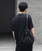 画像をギャラリービューアに読み込む, WWW ラッピンノットウールウェアS/S WIDE FIT T-SHIRTのBLACK 公式通販サイトsession福岡セレクトショップ
