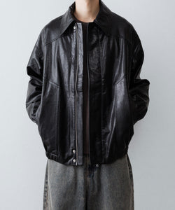 CODA / コーダ】BLACK SYNTHETIC LEATHER CLUB JACKET - BLACK | 公式