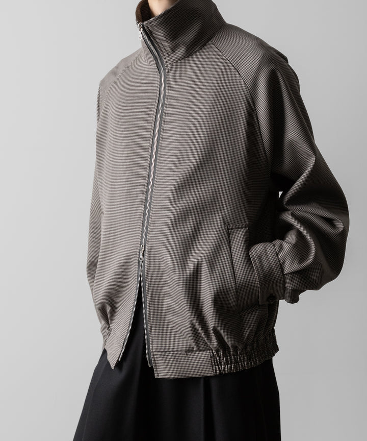 ssstein(シュタイン)のDOUBLE WEAVE HOUNDSTOOTH ZIP UP SHORT JACKET - HOUNDSTOOTHの公式通販サイトsession福岡セレクトショップ