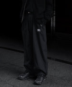 画像をギャラリービューアに読み込む, ssstein×UMBRO(シュタイン×アンブロ)のCO/NY POPLIN TRACK TROUSERS - BLACKの公式通販サイトsession福岡セレクトショップ
