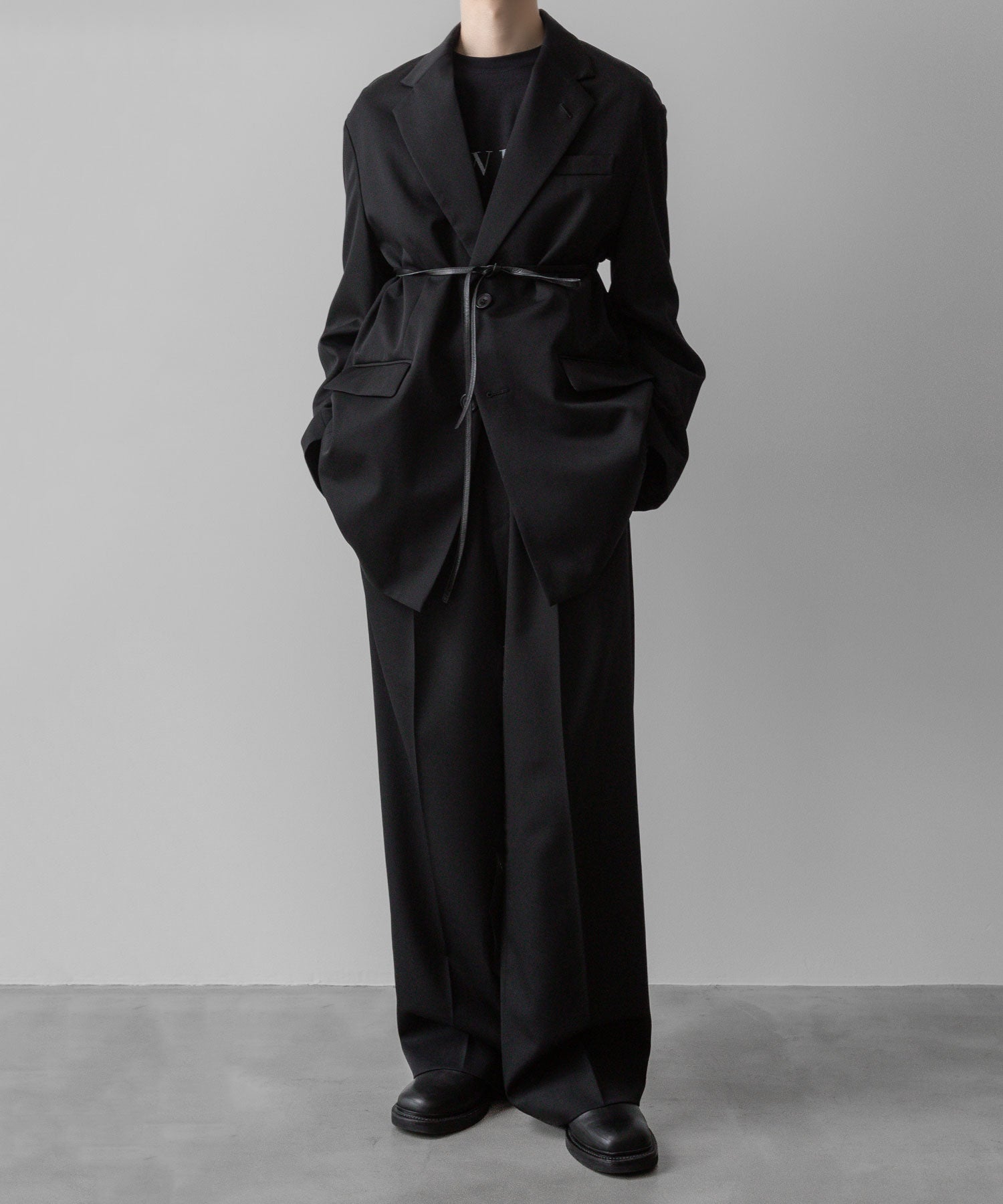 ssstein(シュタイン)の24AWコレクション OVERSIZED SINGLE BREASTED LONG JACKET - BLACK 公式通販サイトsession福岡セレクトショップ