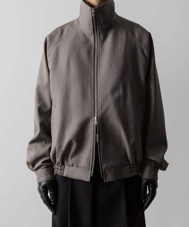ssstein(シュタイン)のDOUBLE WEAVE HOUNDSTOOTH ZIP UP SHORT JACKET - HOUNDSTOOTHの公式通販サイトsession福岡セレクトショップ