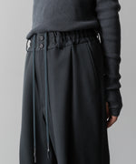 画像をギャラリービューアに読み込む, SUBLATIONS サブレーションズのHEAVY WOOL GABARDINE FLARE EASY TROUSERS - SLATE GREYの公式通販サイトsession福岡セレクトショップ
