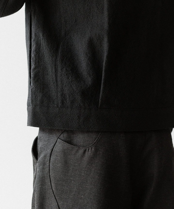 OPPOSE DUALITY オポーズデュアリティの６POCKET PANEL WOOL JACKETのBLACK公式通販サイトsession福岡セレクトショップ