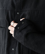 画像をギャラリービューアに読み込む, OPPOSE DUALITY オポーズデュアリティの６POCKET PANEL WOOL JACKETのBLACK公式通販サイトsession福岡セレクトショップ
