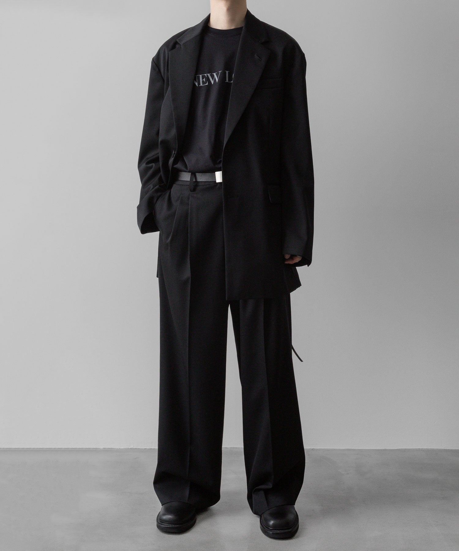 ssstein(シュタイン)の24AWコレクション OVERSIZED SINGLE BREASTED LONG JACKET - BLACK 公式通販サイトsession福岡セレクトショップ