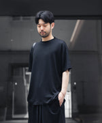 画像をギャラリービューアに読み込む, WWW ラッピンノットウールウェアS/S WIDE FIT T-SHIRTのBLACK 公式通販サイトsession福岡セレクトショップ
