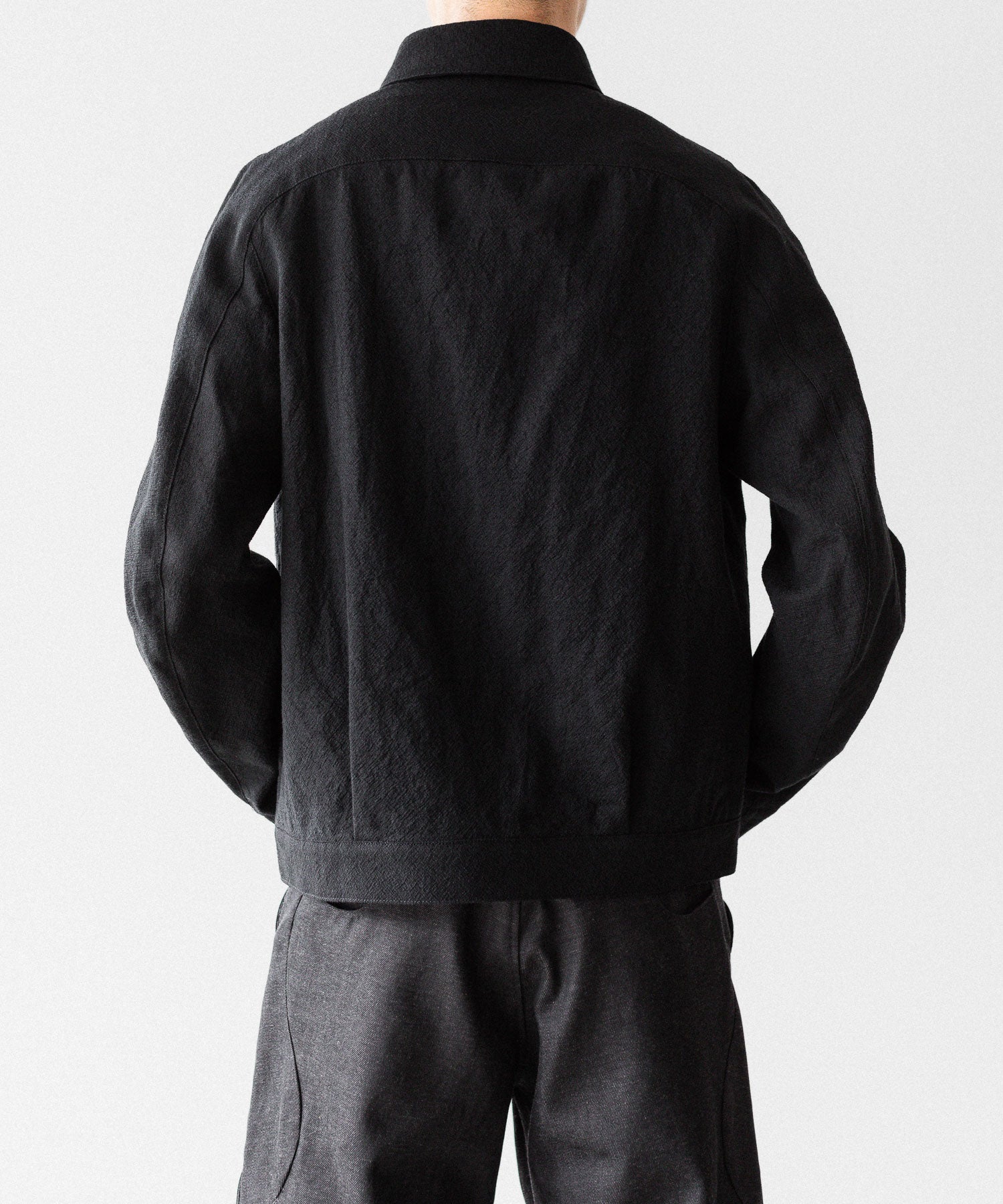 OPPOSE DUALITY オポーズデュアリティの６POCKET PANEL WOOL JACKETのBLACK公式通販サイトsession福岡セレクトショップ