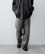 画像をギャラリービューアに読み込む, 【CODA】GREY ACID WASH EXTENDED CUT LUFT JEANS - GREY ACID WASH
