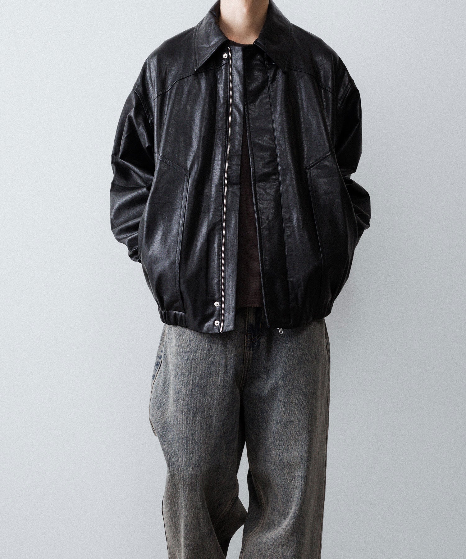 CODA -コーダのBLACK SYNTHETIC LEATHER CLUB JACKETのBLACK公式通販サイトsession福岡セレクトショップ