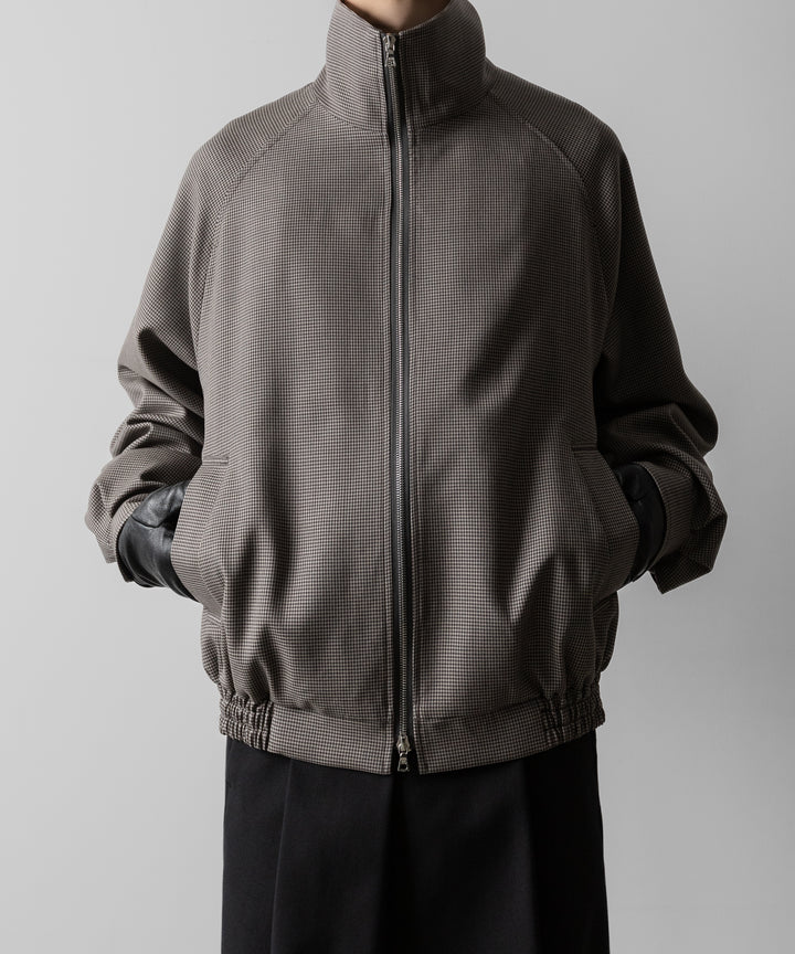 ssstein(シュタイン)のDOUBLE WEAVE HOUNDSTOOTH ZIP UP SHORT JACKET - HOUNDSTOOTHの公式通販サイトsession福岡セレクトショップ