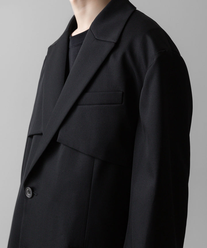 ssstein(シュタイン)の24AWコレクション OVERSIZED LAPELED COMBINATION JACKET - BLACK 公式通販サイトsession福岡セレクトショップ