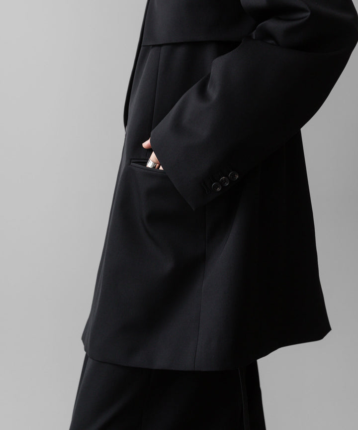 ssstein(シュタイン)の24AWコレクション OVERSIZED LAPELED COMBINATION JACKET - BLACK 公式通販サイトsession福岡セレクトショップ