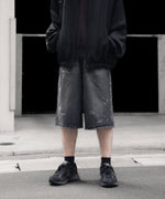 画像をギャラリービューアに読み込む, ssstein(シュタイン)のBAGGY DENIM SHORTS - BLACKの公式通販サイトsession福岡セレクトショップ
