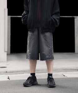 ssstein / シュタイン】BAGGY DENIM SHORTS - BLACK | 公式通販サイト