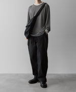 画像をギャラリービューアに読み込む, 【ANTHEM A】COTTON TWILL NO-BRAINER PANTS - BLACK
