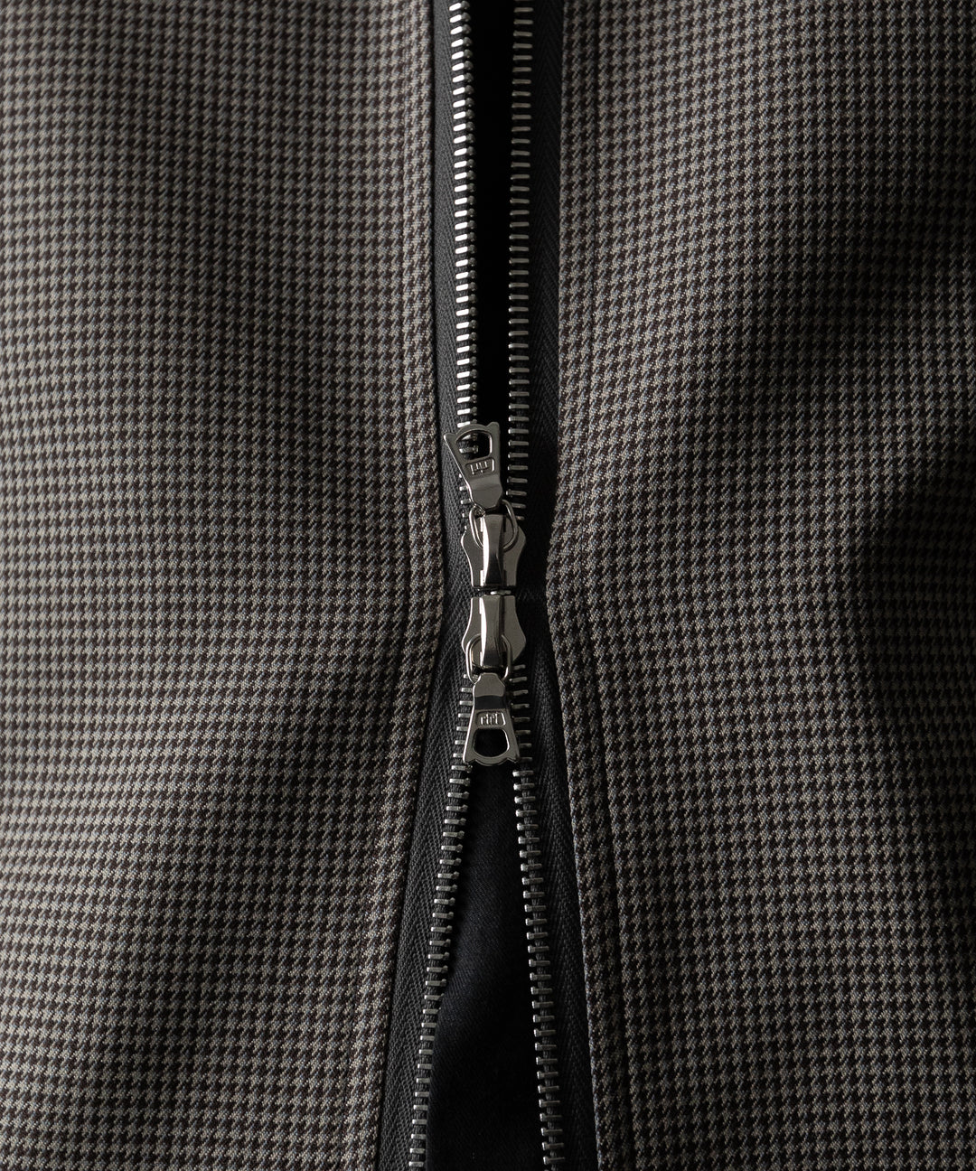 ssstein(シュタイン)のDOUBLE WEAVE HOUNDSTOOTH ZIP UP SHORT JACKET - HOUNDSTOOTHの公式通販サイトsession福岡セレクトショップ
