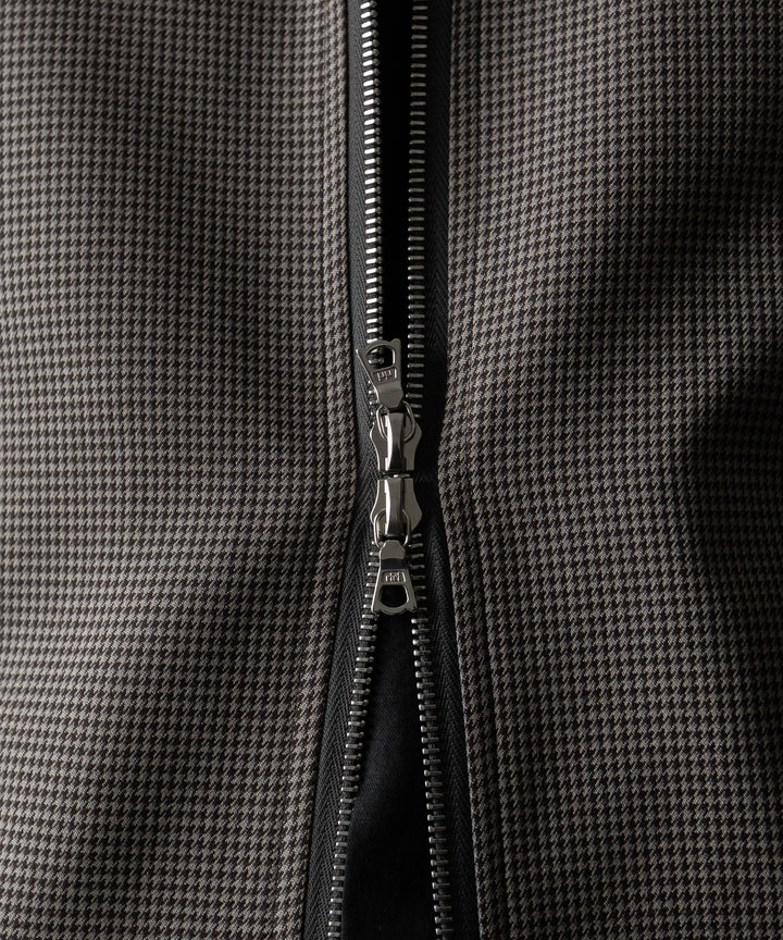 ssstein(シュタイン)のDOUBLE WEAVE HOUNDSTOOTH ZIP UP SHORT JACKET - HOUNDSTOOTHの公式通販サイトsession福岡セレクトショップ