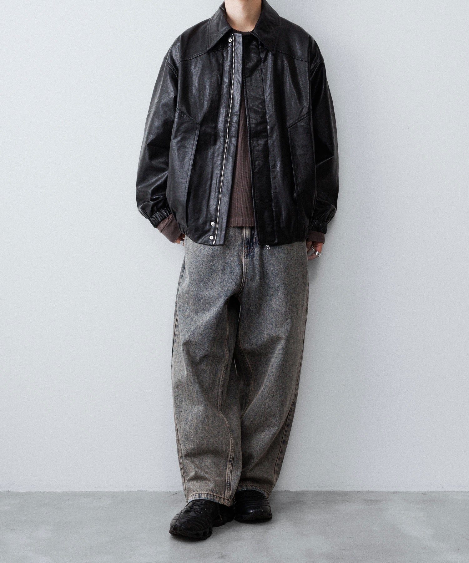 CODA -コーダのBLACK SYNTHETIC LEATHER CLUB JACKETのBLACK公式通販サイトsession福岡セレクトショップ