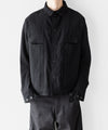 【OPPOSE DUALITY】6 POCKET PANEL WOOL JACKET - BLACK
