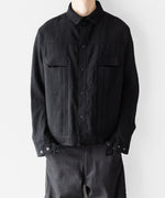 画像をギャラリービューアに読み込む, OPPOSE DUALITY オポーズデュアリティの６POCKET PANEL WOOL JACKETのBLACK公式通販サイトsession福岡セレクトショップ
