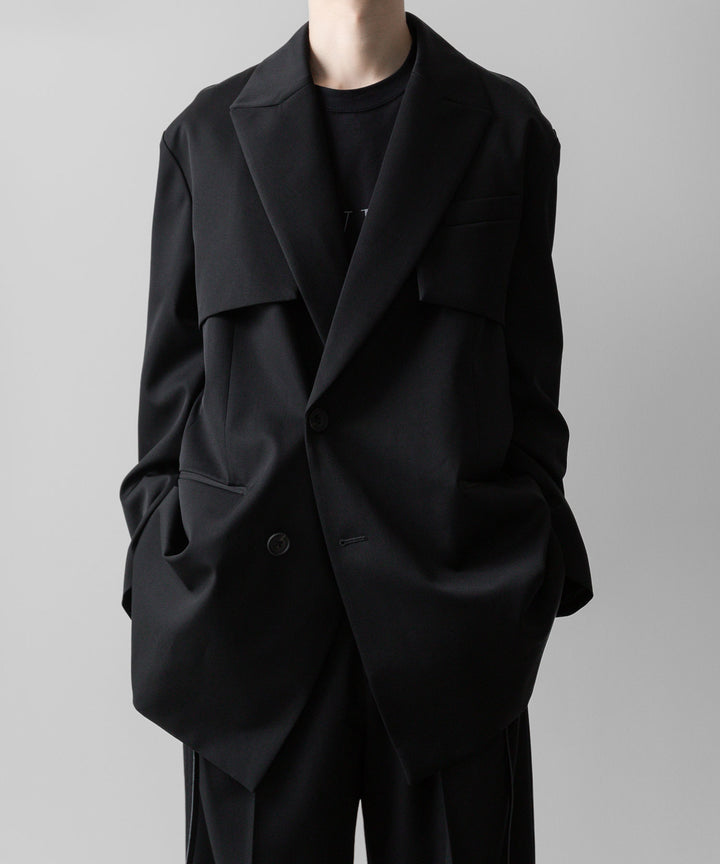 ssstein(シュタイン)の24AWコレクション OVERSIZED LAPELED COMBINATION JACKET - BLACK 公式通販サイトsession福岡セレクトショップ