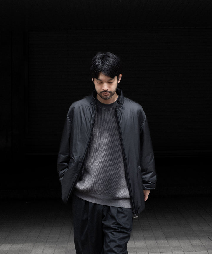 【paratrait】MEMBRANE SHELL PUFF BLOUSON - BLACK