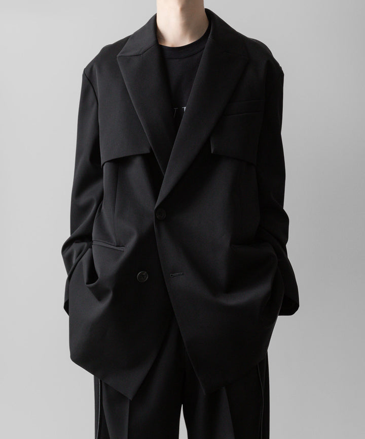 ssstein(シュタイン)の24AWコレクション OVERSIZED LAPELED COMBINATION JACKET - BLACK 公式通販サイトsession福岡セレクトショップ