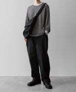 画像をギャラリービューアに読み込む, 【ANTHEM A】COTTON TWILL NO-BRAINER PANTS - BLACK
