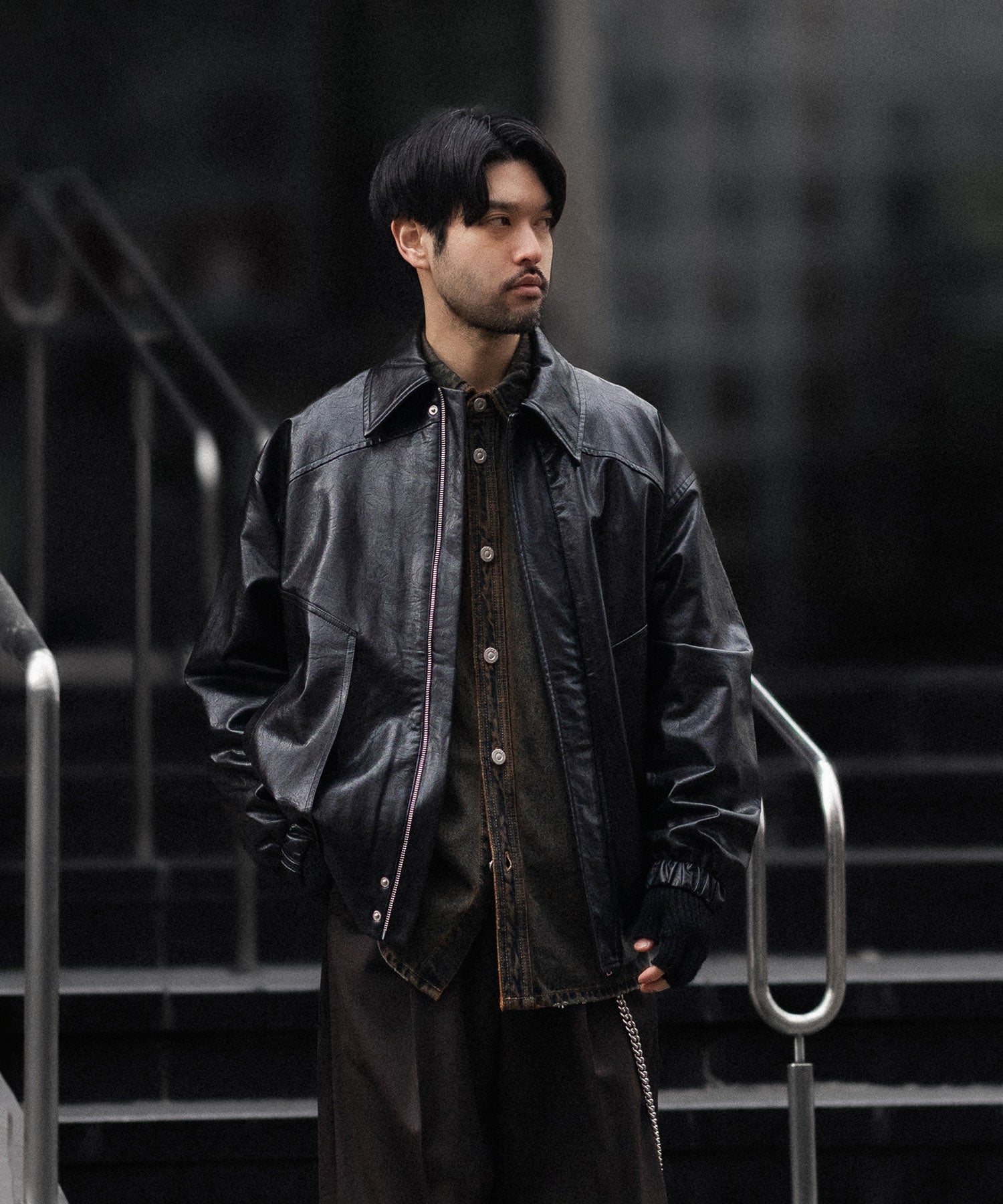 CODA コーダ BLACK SYNTHETIC LEATHER CLUB JACKETのBLACK 公式通販サイトsession福岡セレクトショップ