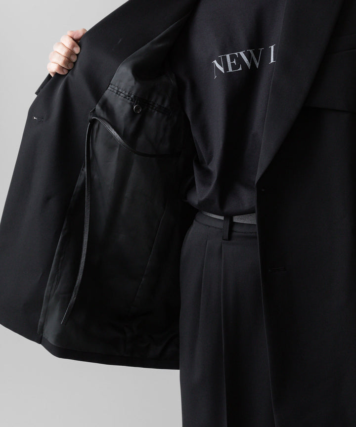 ssstein(シュタイン)の24AWコレクション OVERSIZED LAPELED COMBINATION JACKET - BLACK 公式通販サイトsession福岡セレクトショップ