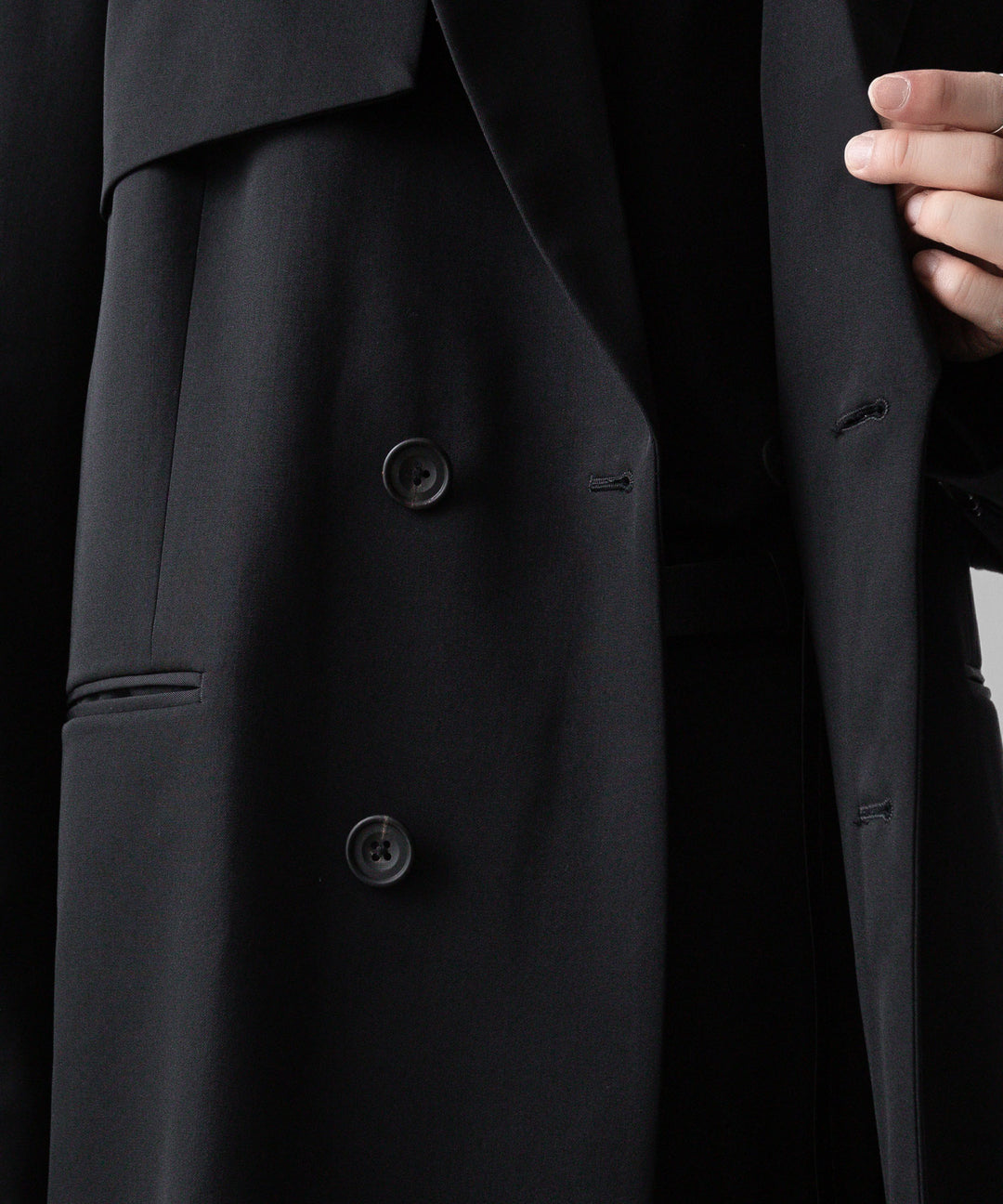 ssstein(シュタイン)の24AWコレクション OVERSIZED LAPELED COMBINATION JACKET - BLACK 公式通販サイトsession福岡セレクトショップ