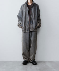 ゴダ CODA / コーダ】GREY ACID WASH DENIM PRO SPORTS JACKET - GREY