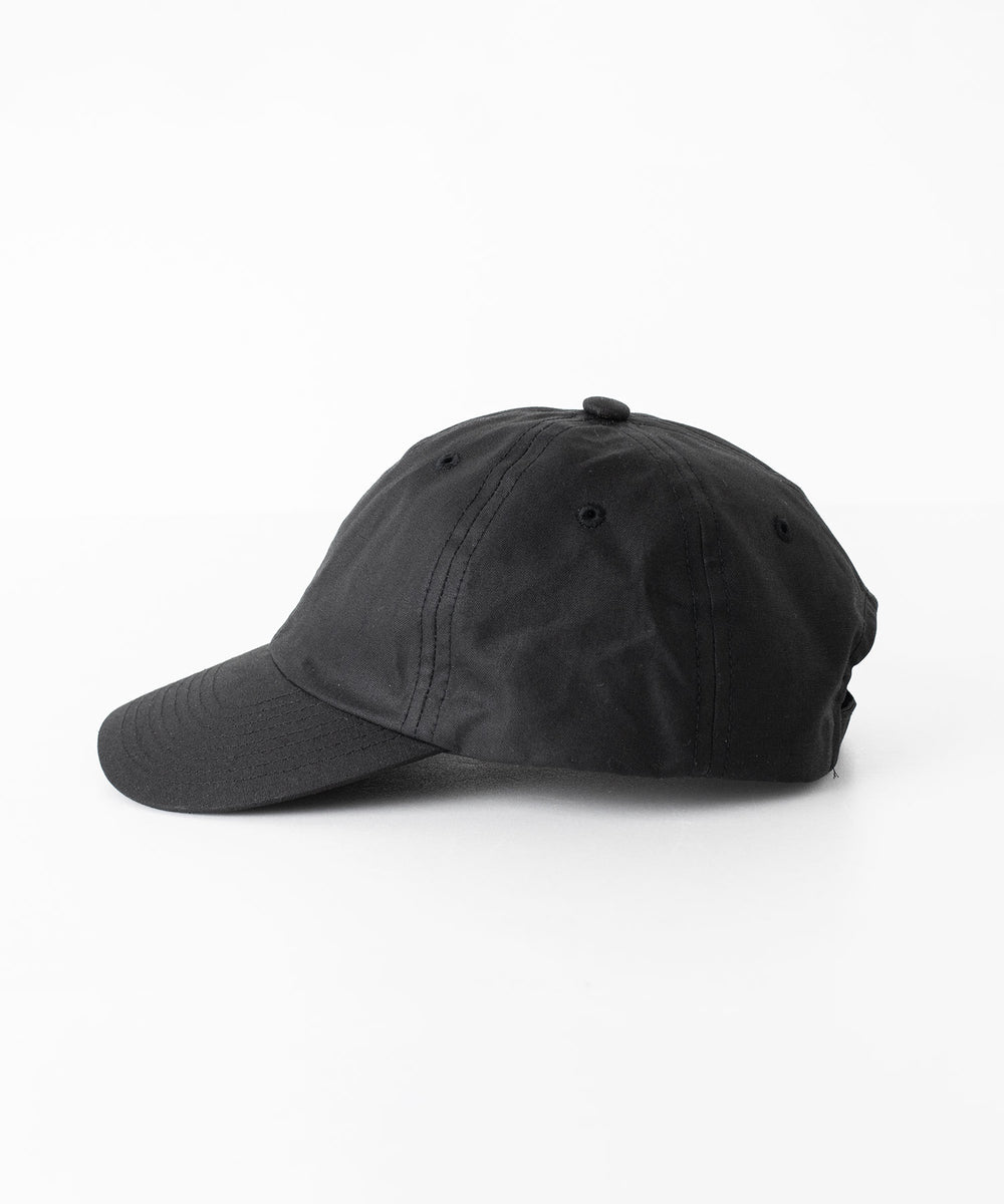 INTÉRIM インテリム 23AW UK OILED CLOTH 6P CAP - BLACK sessionセッション福岡セレクトショップ 公式通販サイト