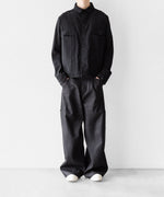 画像をギャラリービューアに読み込む, OPPOSE DUALITY オポーズデュアリティの６POCKET PANEL WOOL JACKETのBLACK公式通販サイトsession福岡セレクトショップ
