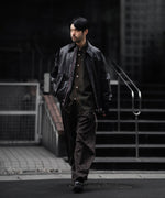 画像をギャラリービューアに読み込む, ssstein(シュタイン)のEXTRA WIDE TROUSERS (2/60 WOOL GABARDINE) - MILITARY KHAKIの公式通販サイトsession福岡セレクトショップ
