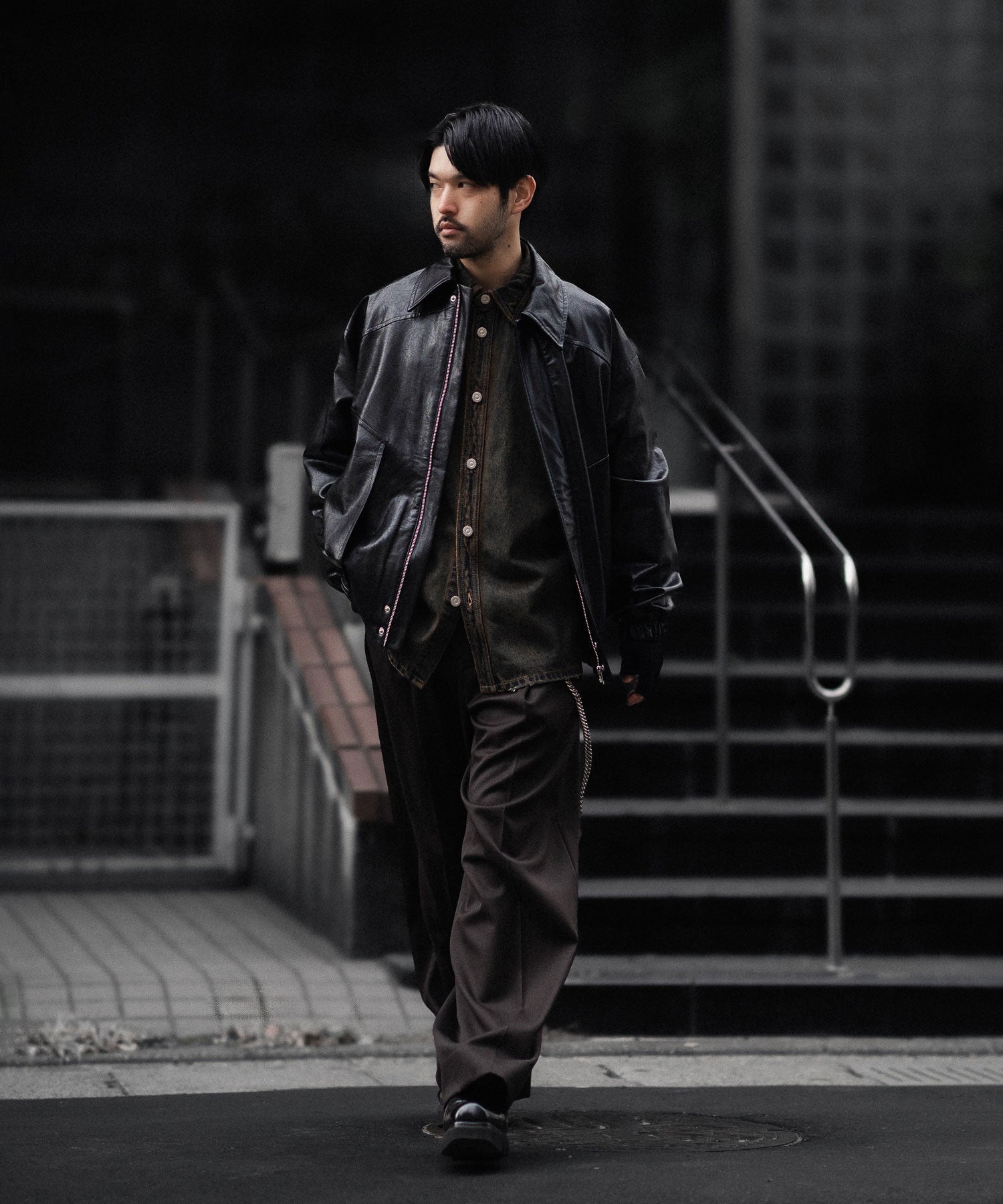 CODA コーダ BLACK SYNTHETIC LEATHER CLUB JACKETのBLACK 公式通販サイトsession福岡セレクトショップ