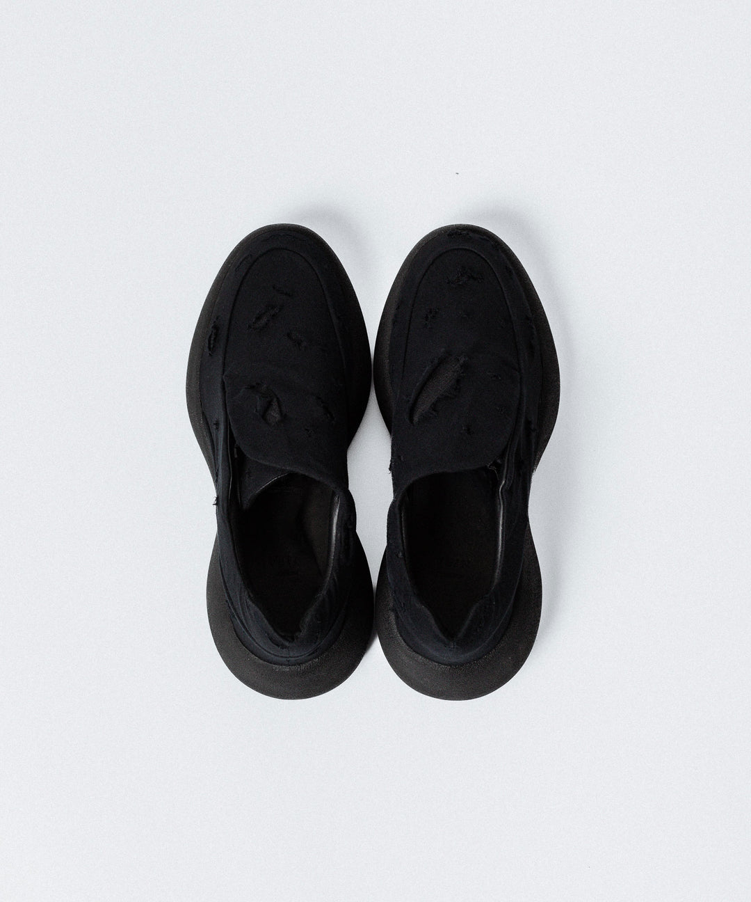 VEIN ヴェインのCOTTON JERSEY x RIPSTOP OVAL SOLE TRAINER - BLACKの公式通販サイトsession福岡セレクトショップ