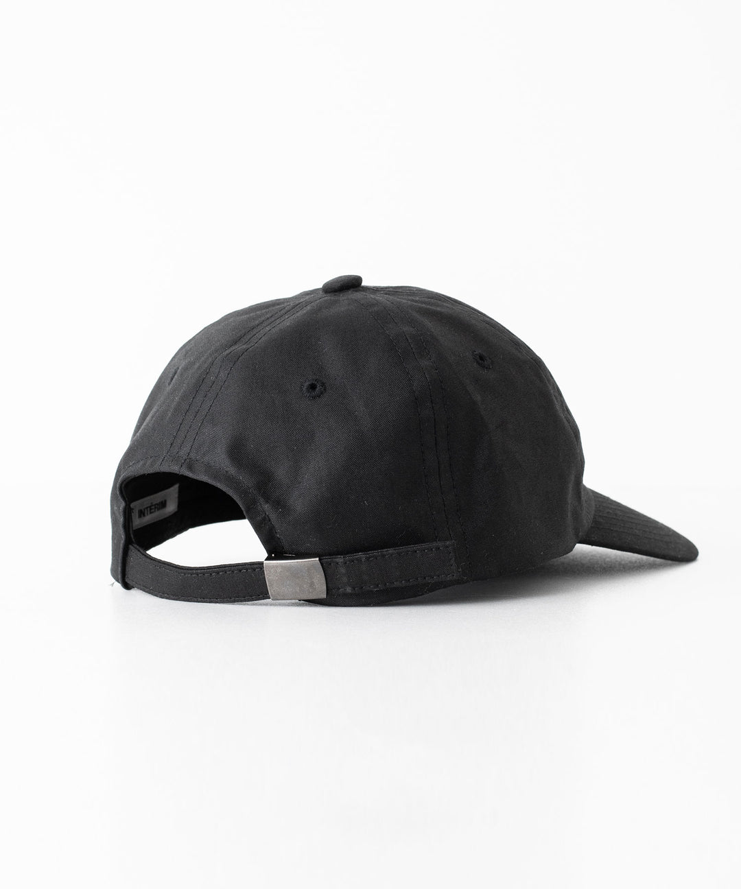 INTÉRIM インテリム 23AW UK OILED CLOTH 6P CAP - BLACK sessionセッション福岡セレクトショップ 公式通販サイト