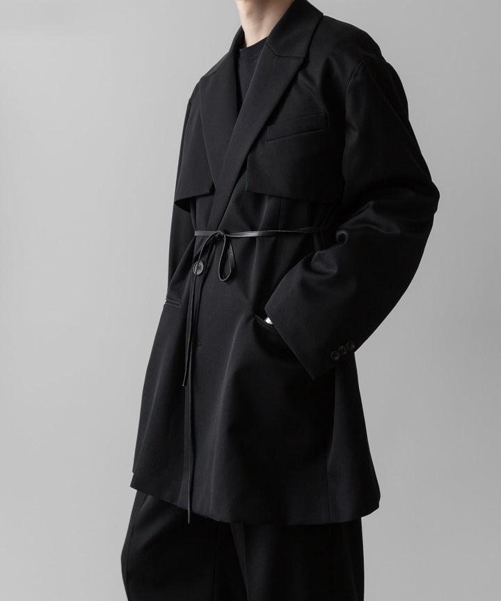 ssstein(シュタイン)の24AWコレクション OVERSIZED LAPELED COMBINATION JACKET - BLACK 公式通販サイトsession福岡セレクトショップ