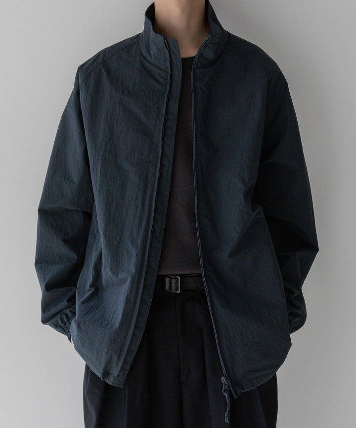 stein(シュタイン)の23AWコレクションWINDBREAKER STAND COLLAR JACKETのDARK GREY 公式通販サイトsession福岡セレクトショップ
