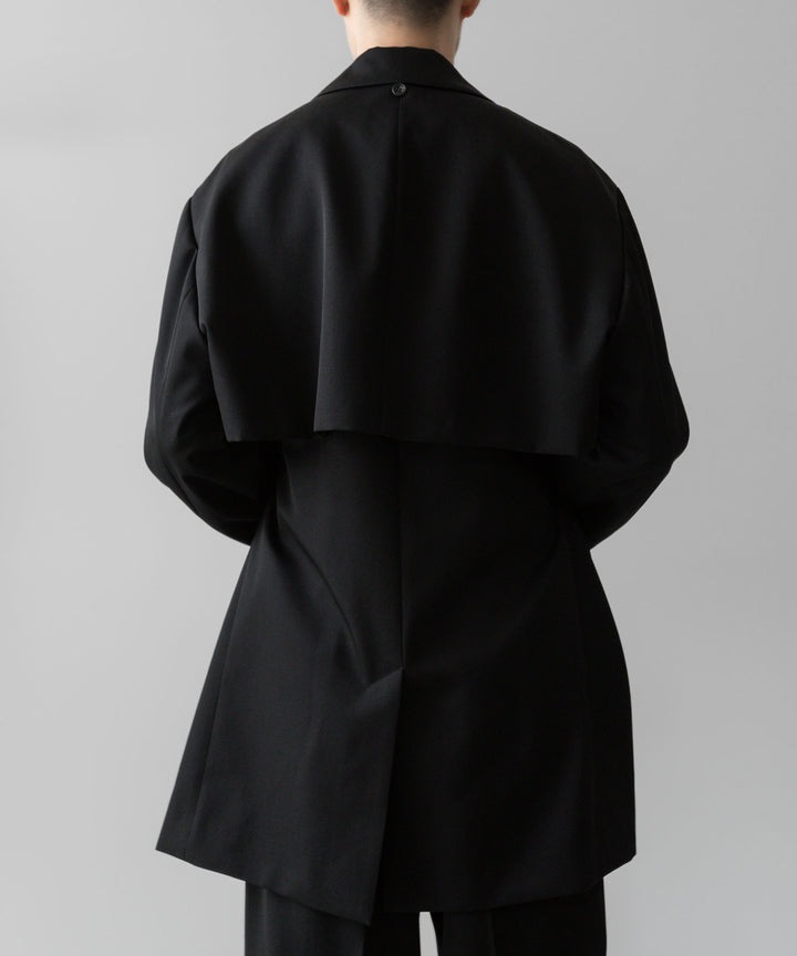 ssstein(シュタイン)の24AWコレクション OVERSIZED LAPELED COMBINATION JACKET - BLACK 公式通販サイトsession福岡セレクトショップ
