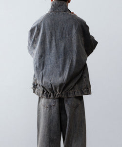 CODA / コーダ】GREY ACID WASH DENIM PRO SPORTS JACKET - GREY
