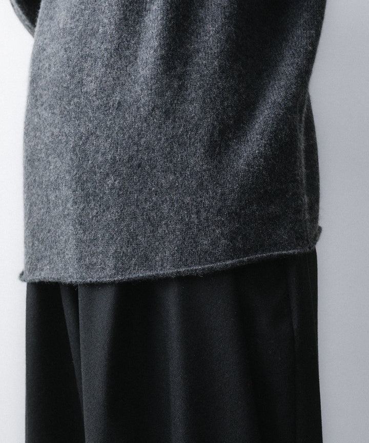 nakedgauge ネイキッドゲージのCOMFORT TOUCH DOUBLE COLLAR PULLOVERのCHARCOAL GRAY 公式通販サイトsession福岡セレクトショップ