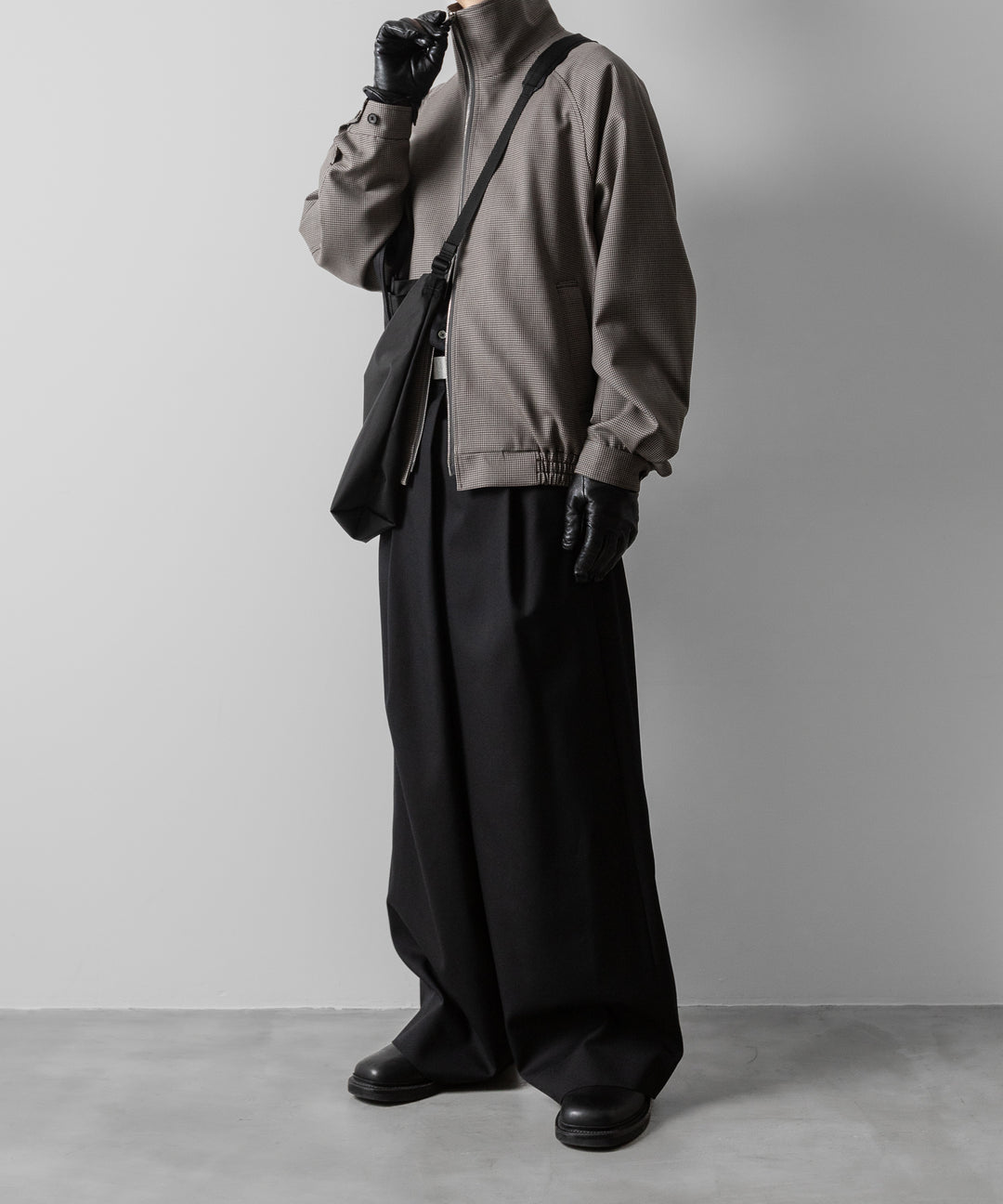 ssstein(シュタイン)のWINDPROOF NYLON DOUBLE BREASTED COAT - TAUPE 公式通販サイトsession福岡セレクトショップ